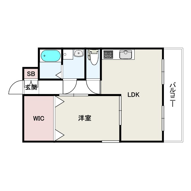 イマキタハイツ18の間取り