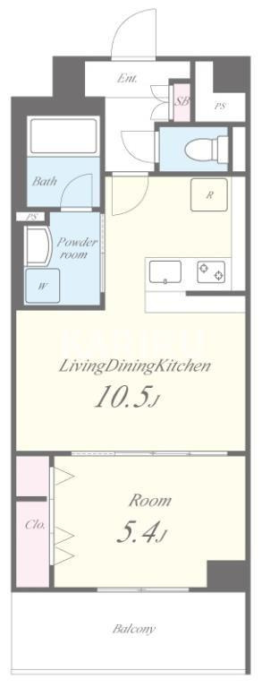 サン シエロ東今里の間取り