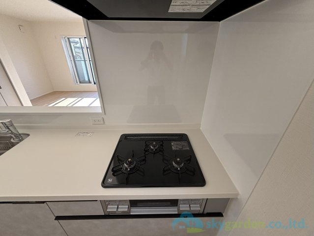 小田原市中新田　未入居戸建　全2棟2号棟のキッチン