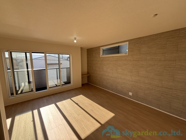 小田原市中新田　未入居戸建　全2棟2号棟の洋室