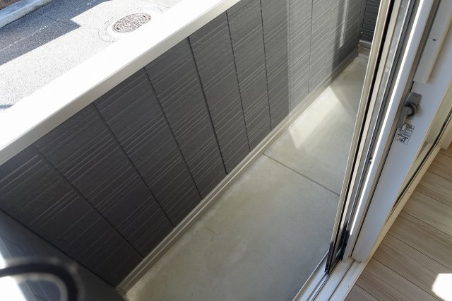 プレミール甲子園のバルコニー