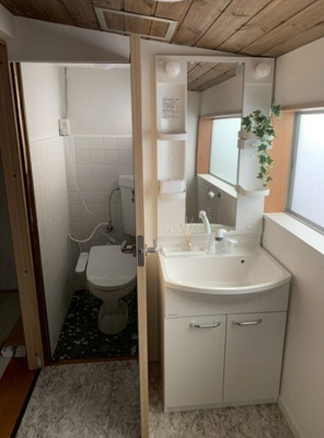 【洗面所】 | ●千成町平屋テラス