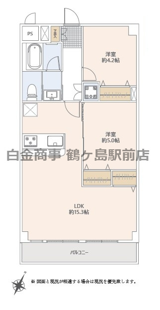 セザール坂戸の間取り
