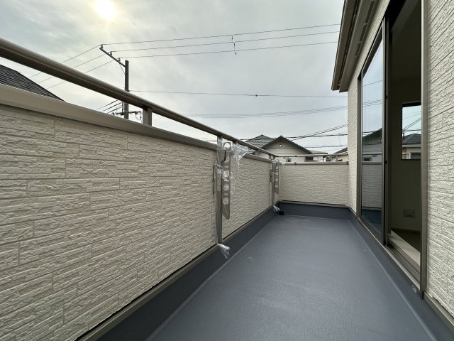 神戸市垂水区南多聞台３丁目新築戸建A号棟のバルコニー