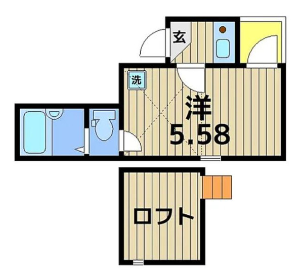 足立区江北７丁目の一棟アパートの間取り