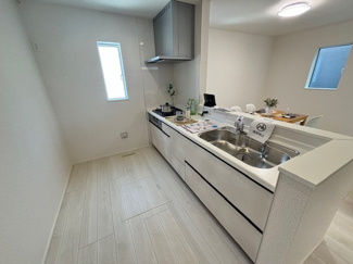 【キッチン】 | 廿日市市福面（前空駅）全4区画　NO1 | 機能的なシステムキッチン☆プロパンガス
