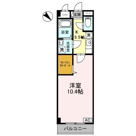 ヴァンヴェール広国際通りの間取り