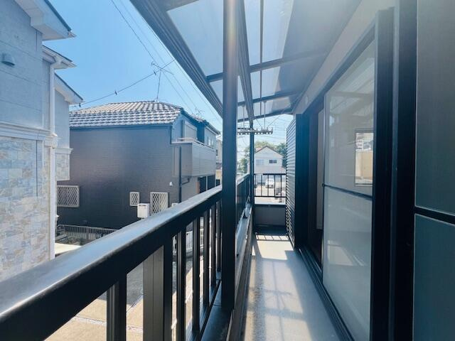 鎌ヶ谷市南初富四丁目　貸し戸建てのバルコニー