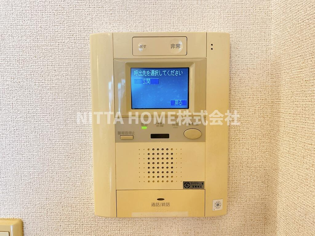 ＬＯＴＵＳ南浜のセキュリティ|ＴＶインターホン設置済み◎