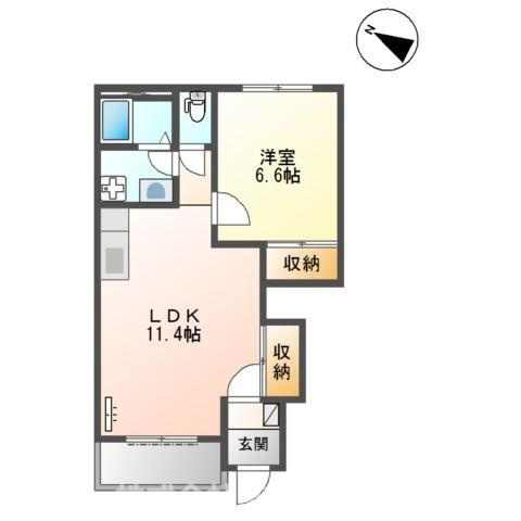 どんどんハウスⅡの間取り