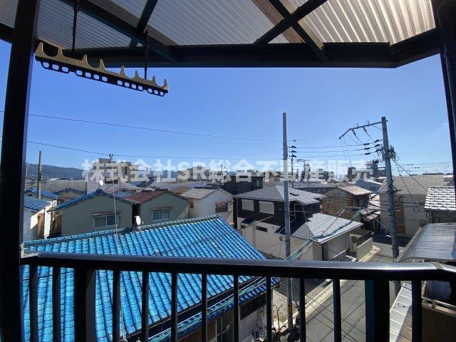 若江西新町3丁目中古戸建の展望|閑静な住宅街です。生駒山が見えます！