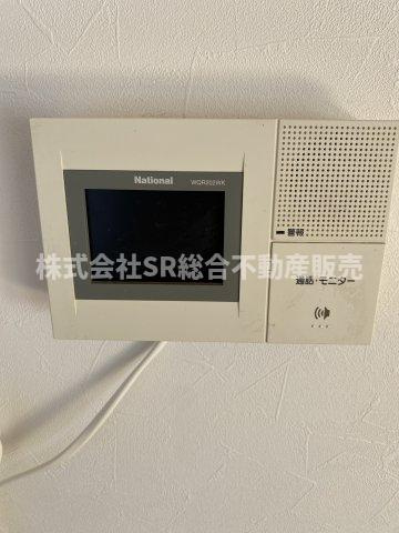 若江西新町3丁目中古戸建の防犯設備|モニター付きインターホンがあり女性やお子様にも安心です！