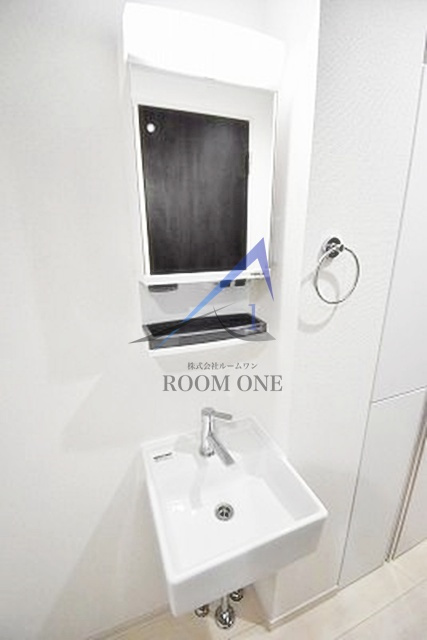 グランクオール潮見の洗面所|洗面台です。