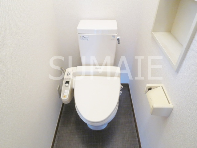 ヴェルドミールのトイレ|ウォシュレット付きトイレ。