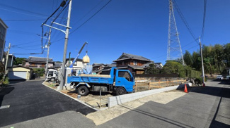 【前面道路含む現地写真】 | 高槻市野田1丁目　新築戸建　4区画