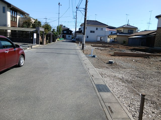 行田市棚田町３丁目　の前面道路含む現地写真|現地前面道路（2025年10月17日）撮影