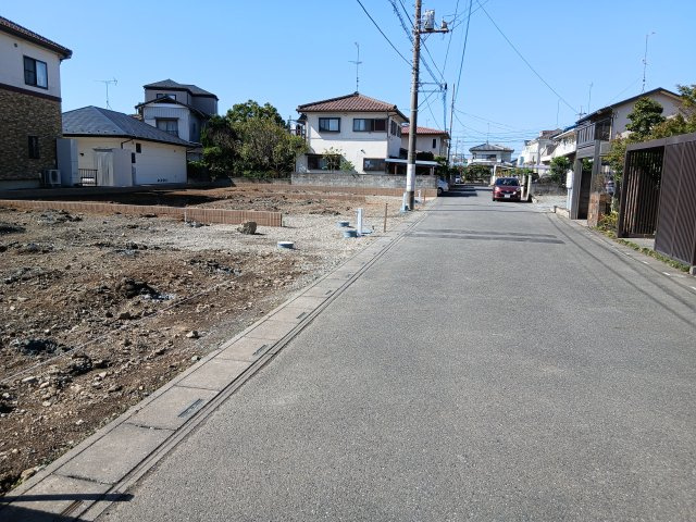 行田市棚田町３丁目　の前面道路含む現地写真|現地前面道路（2025年10月17日）撮影
