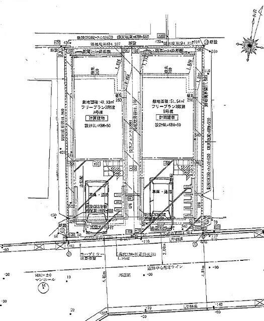 グランソフィア多摩川の区画図