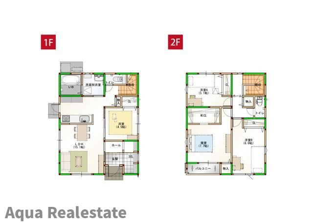 オール電化デザイナーズハウス高松市宮脇町建売③の間取り|こちらの居間で趣味の時間をお楽しみください