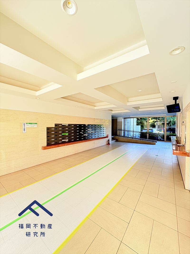 ビレッタ百道のエントランス