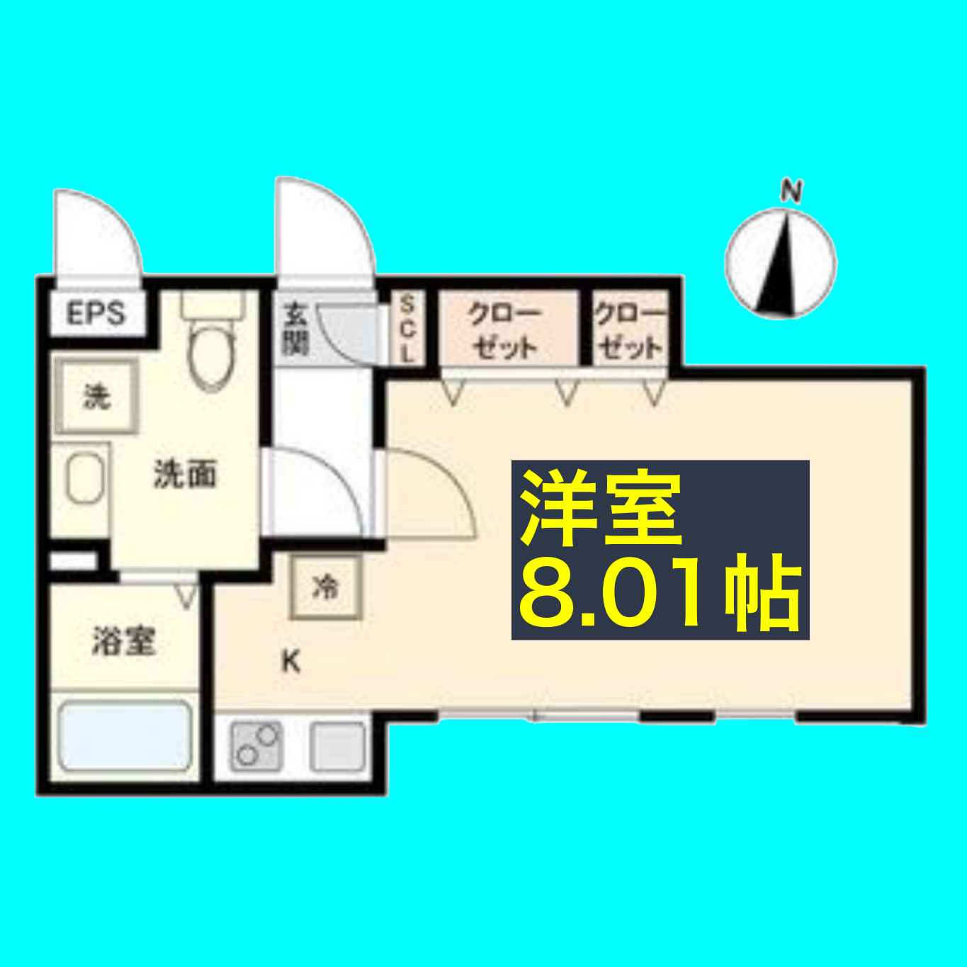 Branche桜山Chambreの間取り