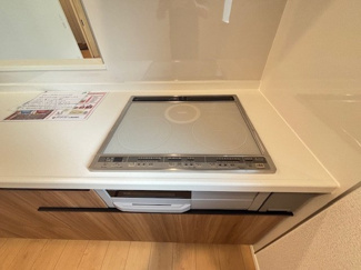 【キッチン】 | 佐伯区五月が丘3丁目　全２区画　NO2 | オール電化☆火を使わないIHクッキングヒーターで安全調理