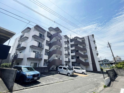 【外観】 | グランドハイツ中原東 | 現地外観です。駐輪場利用可能