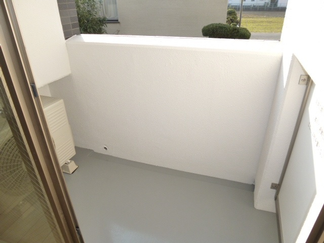 クレール壱番館のバルコニー