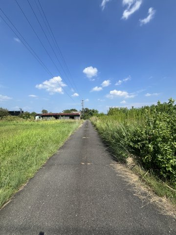 土地　溝口中の前面道路含む現地写真