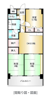 【間取り】 | 野中町スカイマンション