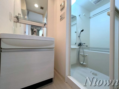 【洗面所】 | プレサンス金山コネクト | 広い洗面スペース