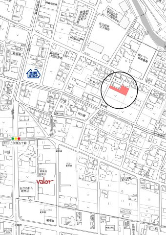 土地　三宅１丁目の地図