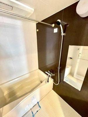 【浴室】 | レジディア中落合Ａ棟 | 浴室乾燥機付きバス。