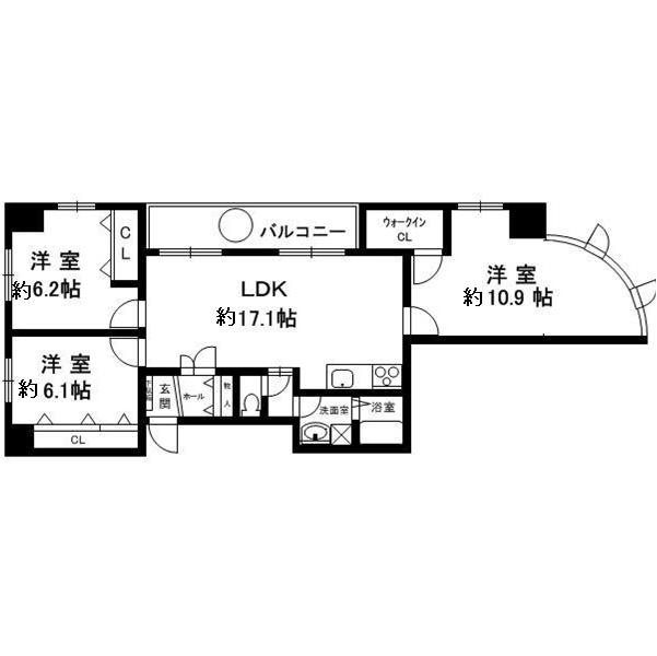 古泉ビルあすなろ六甲の間取り