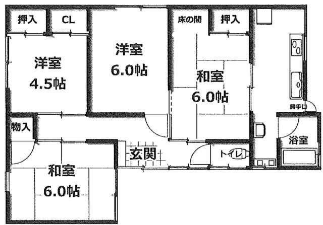 【間取り】 | 加古郡播磨町南野添1丁目　中古戸建 | 4Kです。