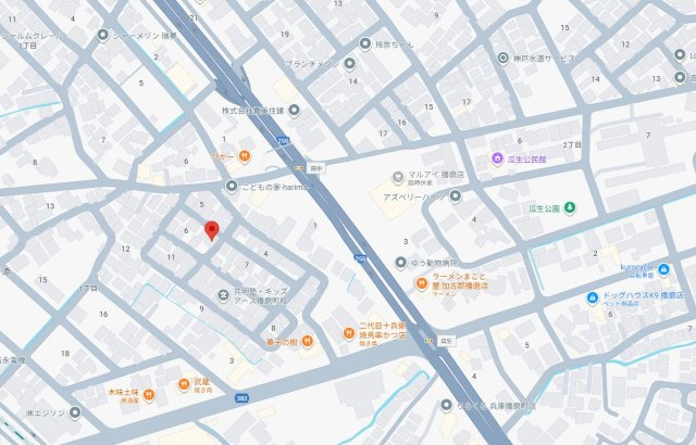 【地図】 | 加古郡播磨町南野添1丁目　中古戸建