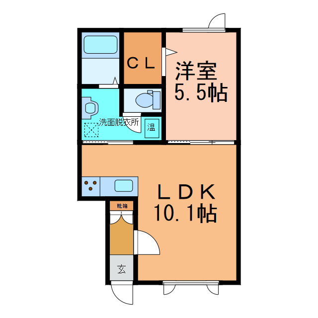 アルファーメゾンⅡの間取り