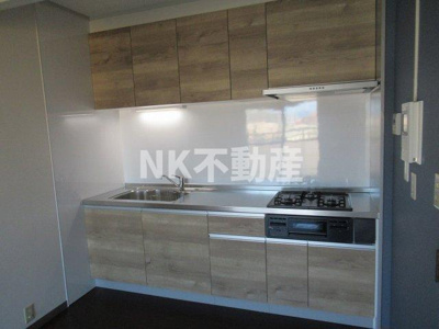 【キッチン】 | シャトー八戸ノ里（八戸ノ里賃貸） | コンパクトなキッチンで掃除もラクラク