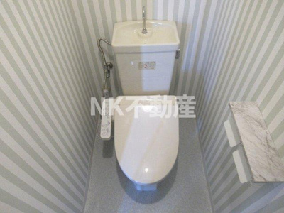 【トイレ】 | シャトー八戸ノ里（八戸ノ里賃貸） | トイレもきれいです