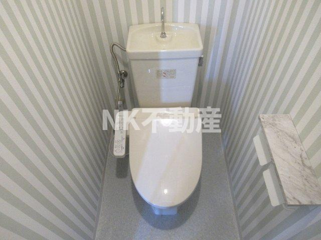 【トイレ】 | シャトー八戸ノ里（八戸ノ里賃貸） | トイレもきれいです