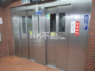 【その他共用部分】 | シャトー八戸ノ里（八戸ノ里賃貸） | エレベーターです