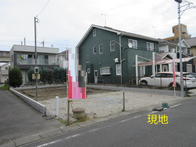 【仲介手数料無料】新築戸建　熊谷市伊勢町70-1（全1棟）の前面道路含む現地写真