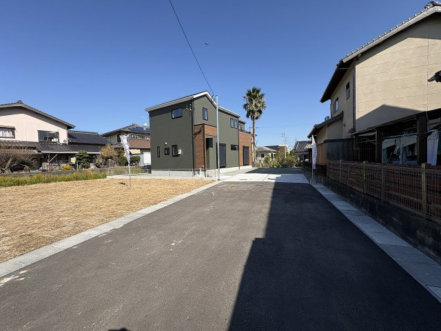 【その他】 | 福岡市西区太郎丸2丁目2期　1号棟（全5区画）【仲介手数料無料・0円】 | 現地写真。前面道路です。