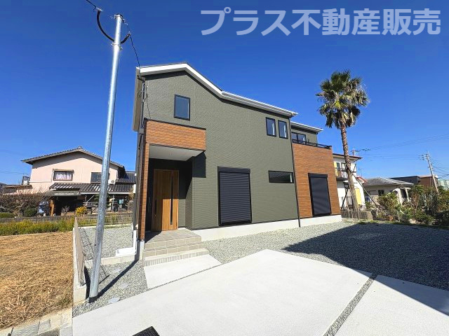 【外観】 | 福岡市西区太郎丸2丁目2期　1号棟（全5区画）【仲介手数料無料・0円】 | 完成しました。物件内部もご見学頂けます。プラス不動産販売にお任せ下さい。