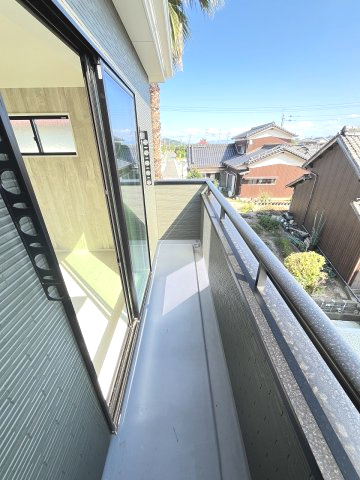 【バルコニー】 | 福岡市西区太郎丸2丁目2期　1号棟（全5区画）【仲介手数料無料・0円】 | 現地写真。