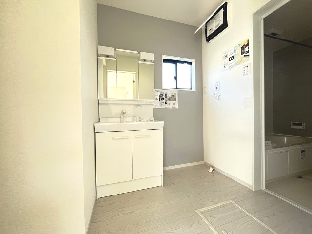 【洗面所】 | 福岡市西区太郎丸2丁目2期　1号棟（全5区画）【仲介手数料無料・0円】 | 現地写真。