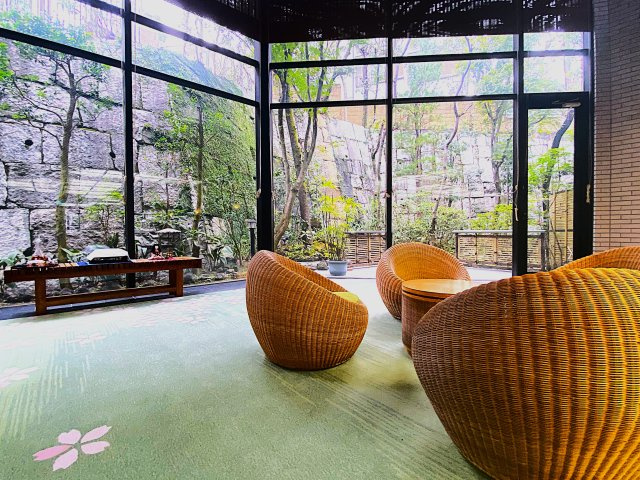 別邸桜乃庄のロビー