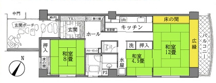 別邸桜乃庄の間取り