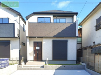 【外観】 | 当社で現地販売会開催中 ファミリークローゼット付き　井野　全2棟　2号棟 | 閑静な住宅街に佇む魅力的な物件です♪
販売現地（2025.10.17撮影）