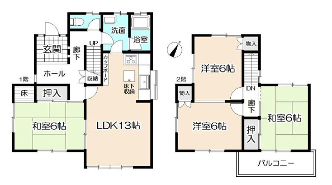 【間取り】 | 加古川市東神吉町天下原　中古戸建 | 4LDKです。